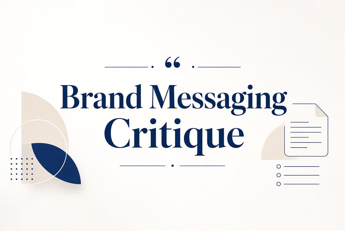 Brand Messaging Critique